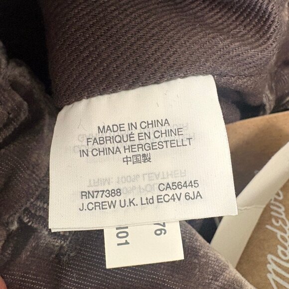 Madewell NWT Velvet Mini Drawstring Bag in Grey - Picture 10 of 12